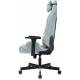 Кресло игровое Knight N1 Fabric серо-голубой Light-28 с подголов. крестов. металл. Фото товара с разных ракурсов.