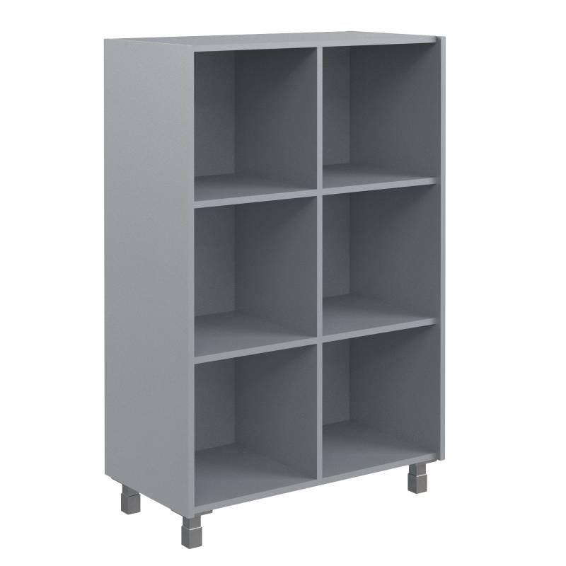 Каркас шкафа среднего с опорой OMC-87 металлик 874х450х1329  главное фото