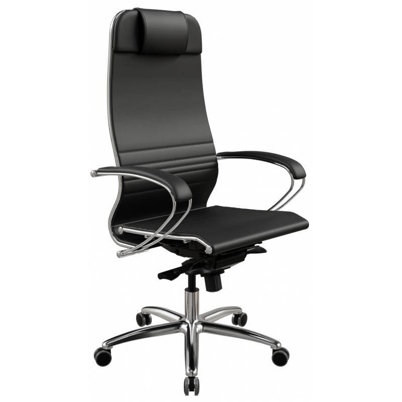 Кресло Samurai K-1 черная кожа (54c.2.1.49) главное фото